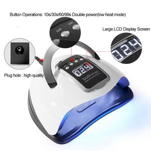 Séchoir à ongles professionnel pour manucure puissant Gel UV <span class=keywords><strong>lampe</strong></span> à ongles 66 LED 4 minuterie détection automatique Gel vernis <span class=keywords><strong>lampe</strong></span> de séchage - Product Image 5