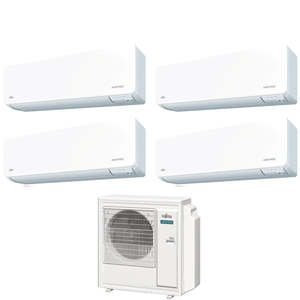 Aire acondicionado Fujitsu Quadri Split Inverter KG series AIRSTAGE 9 + 12 + 12 + 12 con AOEG30KBTA4 Wi-Fi integrado 9000 + 12000 + 12 de la serie - Product Image 4
