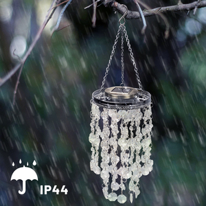 Suministro de fábrica Cristal de diferentes formas + material plástico luz solar para jardín Luz solar para exteriores de alta calidad - Product Image 1