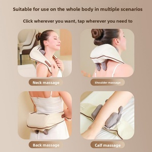 Masajeador Cervical Transfronterizo con Compresa Caliente y Amasamiento para Músculos del Trapecio, Chal de Masaje Multifuncional para Cuello - Product Image 3