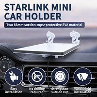 Support de fixation à ventouse double point pour voiture Starlink Mini, sans obstruction du signal, pour tableau de bord et pare-brise, accessoires Starlink, mini-support