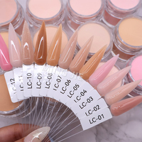 Poudre Polymère Cristalline pour Ongles en Gros d'Usine 3-en-1 : Poudre Acrylique de Trempage Assortie aux Couleurs pour Fournisseurs d'Ongles