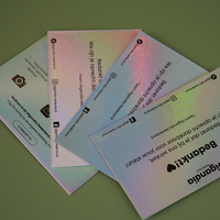 Tarjeta de visita personalizada, diseño de impresión de tarjeta de visita VIP de lujo con logotipo, holograma, identificación, tarjeta de agradecimiento