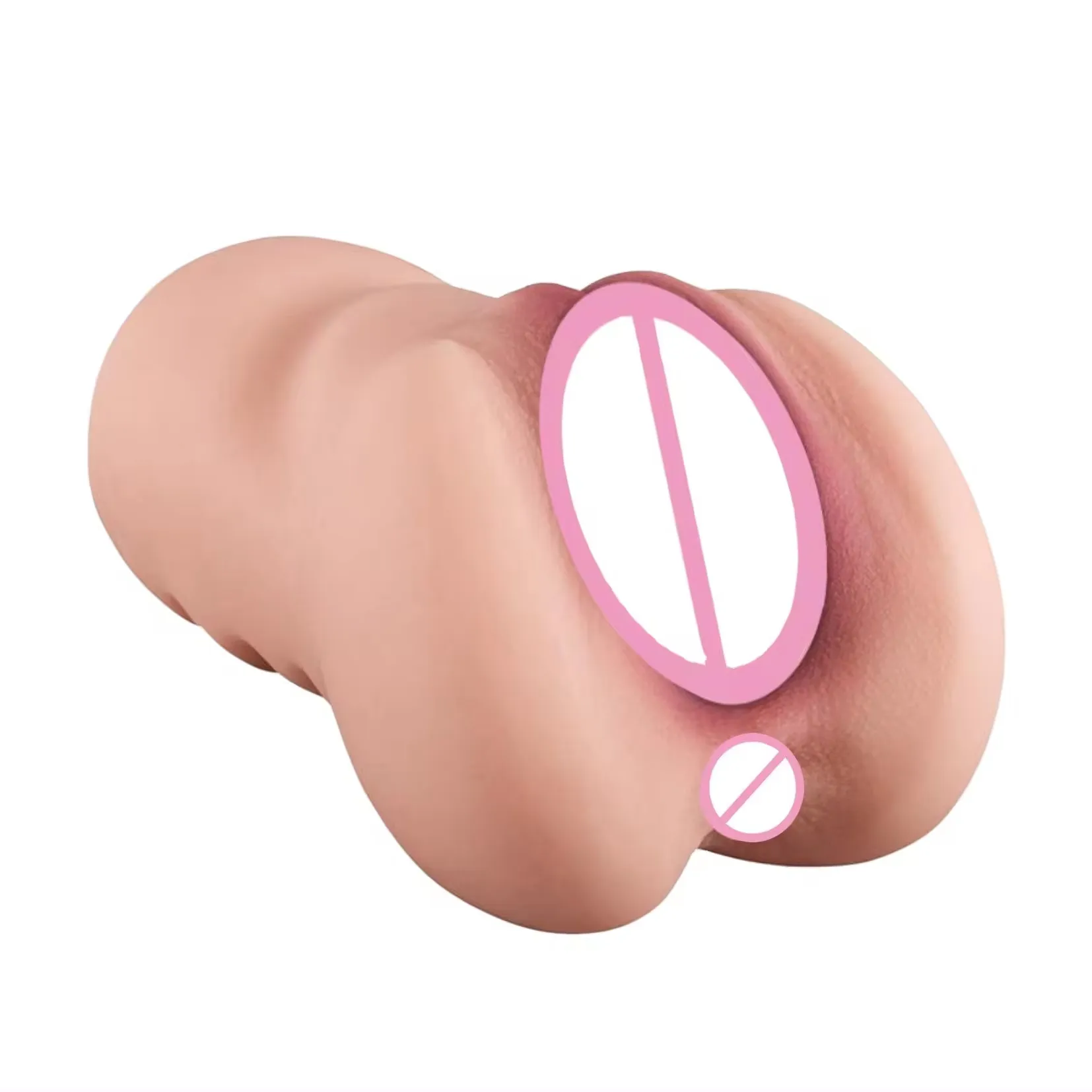 Mainan masturbasi Vagina untuk pria mainan seks dewasa untuk pria mainan seks saku Masturbator pria Vagina bertekstur lemak silikon alami