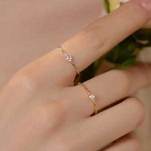 New Design <b>925</b> Sterling <b>Silver</b> Luxury Minimalist Gemstone <b>Ring</b> Rhodium Plated Women's Wedding & Party <b>Ring</b> - Product Image 1