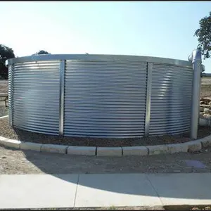 Tanque d'água grande 50000 litros Aço Galvanizado Tanque De Água De Irrigação Agrícola