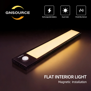 Latest Cabinet <strong>Sensor</strong> <strong>Light</strong> <strong>LED</strong> DC5V 260MM/410MM Ultra-thin 3M Mounting Black Plastic Indoor USB IP20 5000K Daylight Dimmable - Product Image 2