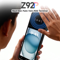 Z92P 2.0ГГц 5.5-дюймовый сканер вен ладони с бесплатным SDK, сенсорным экраном, NFC, Bluetooth, USB, Android 13.0, 3 ГБ ОЗУ, 16 ГБ SSD для АЗС