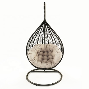 Hamaca Colgante Impermeable con Marco de Acero, Forma de Huevo, Silla Tipo Nido de Pájaro - Product Image 2