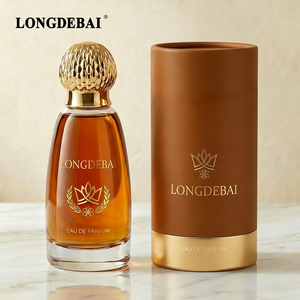 Nuevo Diseño Personalizado de Botellas de Perfume Vacías con Cierre a Presión, 30ml 50ml 100ml, Botellas de Perfume Redondas de Vidrio Transparente con Tapas de Plástico - Product Image 5