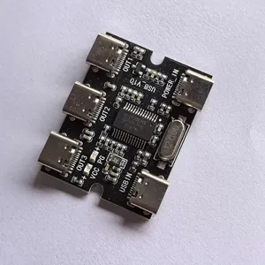USB <b>HUB</b> Expansion Module for Raspberry Pi 4 5 Type <b>C</b> Interface USB 2.0 <b>Hub</b> with Power Port DIY - Product Image 3