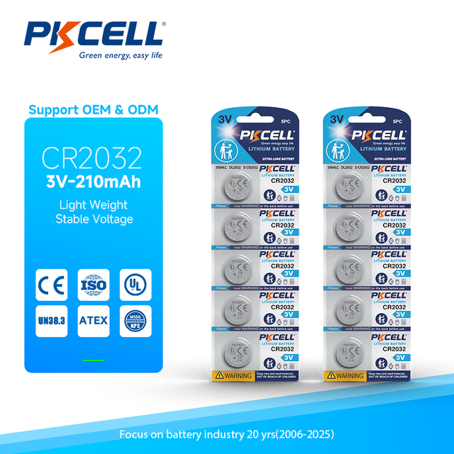 Wholesale CR2025 CR2016 CR2032 CR2450 Button Cell Battery 3V Lithium Manganese Batteries