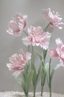 Fleurs artificielles d'anémone au toucher réel pour mariage, décoration vintage de la maison, tulipe