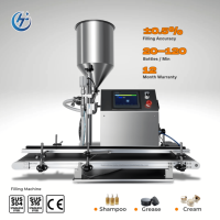 Machine de remplissage liquide de bureau HAITE pour la production de shampooing, de miel, d'huile comestible, d'eau pure