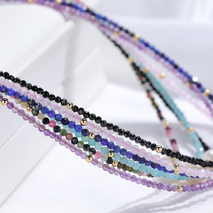 Collar de Cuentas Multicolor con Perla Natural de Agua Dulce, Joyería de Moda para Mujer, Regalo para Fiestas - Product Image 2