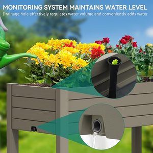 Fornitori di giardini sollevati di verdure in legno di abete giardino giardino idee - Product Image 5