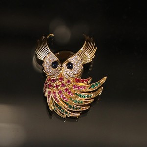 XILIANGFEIZI Diseño Original, Broches de Búho de Colores Euroamericanos, Corsages de Animales, Joyería Antigua, Artículos de Exposición de Arte Vintage - Product Image 6