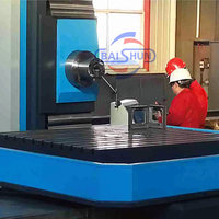 Fraiseuse et aléseuse CNC à plancher horizontal avec double colonne mobile Moulins à aléser de type RAM en fonte métallique