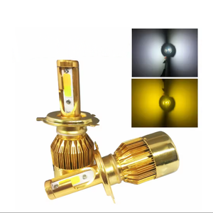 汽车前照灯H4发光二极管H7发光二极管灯泡3000K 6000K H1 H3 H8 H11 9005 HB3 9006 HB4 880 881 H27发光二极管双色黄色白光 - Product Image 1