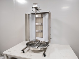 Vente flash - Machine à fumer la viande au gaz automatique Foodsense à 3 brûleurs pour <span class=keywords><strong>kebab</strong></span> et shawarma - Barbecue commercial - Product Image 3