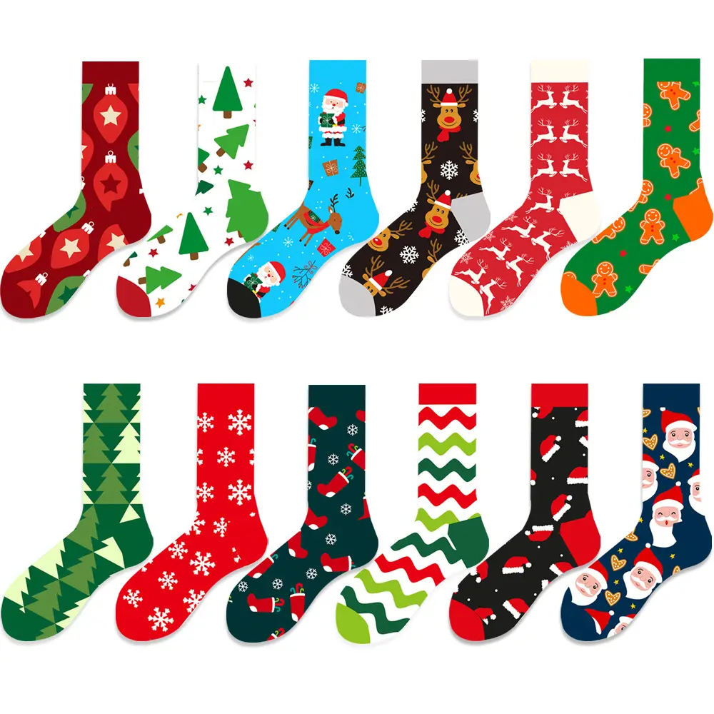 Calzini natalizi con calzini Unisex personalizzati con stampa personalizzata calzini personalizzati con Design personalizzato