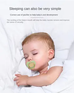 מוצץ יהלום מותאם אישית חם סובלימציה בלינג סיליקון פטמת תינוקות ללא BPA מוצץ ייחודי