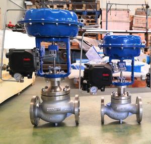 Válvula Solenoide Neumática de Temperatura Media Personalizable con Conexiones de Brida Tipo Globo DN50-DN1200 para Control de Agua, Gas y Aceite ISO9001 - Product Image 1