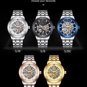 NAVIFORCE 1002 Men's Mechanical 10 ATM Waterproof Sports Automatic <b>Watch</b> Top Luxury Other Stainless Steel's <b>Watch</b> - Product Image 6