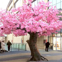 Árboles de Cerezo Artificiales de Plástico Reforzado con Fibra de Vidrio para Decoración de Jardines, Eventos y Celebraciones