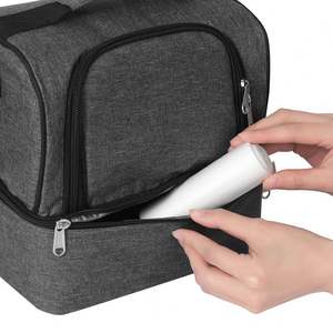 Sac à déjeuner isotherme personnalisé, étanche, doux, grand, pour adultes, avec bandoulière réglable - Product Image 4