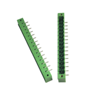 Connecteur de bornier à visser à angle droit pour circuit imprimé, 15 voies, pas de 5,08 mm, pour alimentation électrique et système de contrôle d'éclairage