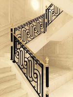 Kunden spezifische Aluminium Treppen geländer Premium Indoor Outdoor Handläufe für Villa Apartment Balkon