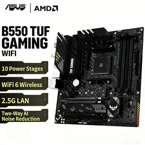 เมนบอร์ดสำหรับเดสก์ท็อป ASUS TUF <span class=keywords><strong>GAMING</strong></span> B550M-PLUS <span class=keywords><strong>WIFI</strong></span> II สำหรับเล่นเกม Heavy Gunner รูปแบบ ATX รองรับหน่วยความจำ DDR4 แบบรวมสี่ช่อง - Product Image 1