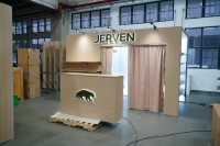 Stand d'exposition modulaire réutilisable TIANYU en structure aluminium avec mur en tissu pour les entrepreneurs en événements