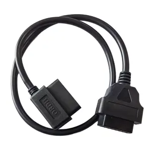 Obd II 16Pin J1962 זכר לנקבה Obd2 כלים כבלי מתאם אבחון לרכב כבל מאריך ממיר