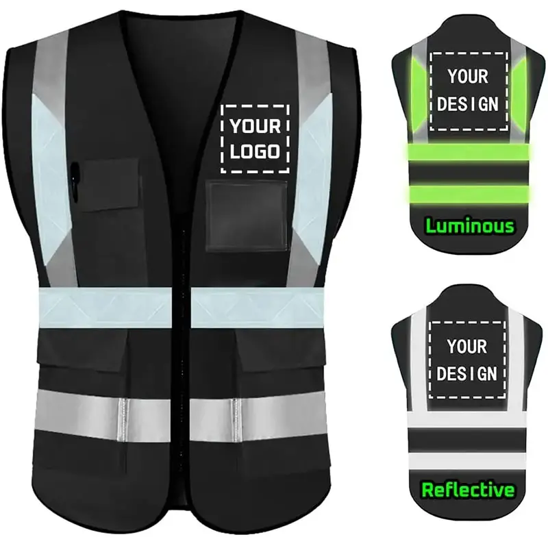 High vis reflective safety vest construction apparel safety clothing high visibility vest safety apparel