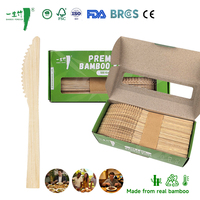Cuillère et fourchette en bambou écologiques à prix compétitif, vaisselle jetable pour la restauration aérienne