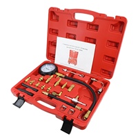 Manomètre de pression de carburant et de vide moteur HTL TU-114 0~140psi/0~10bar – Outil de diagnostic automobile universel pour testeur de pompe à injection de carburant
