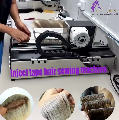 2026 New XZY 3D Injected Invisible Tape Hair Extension Machine ...