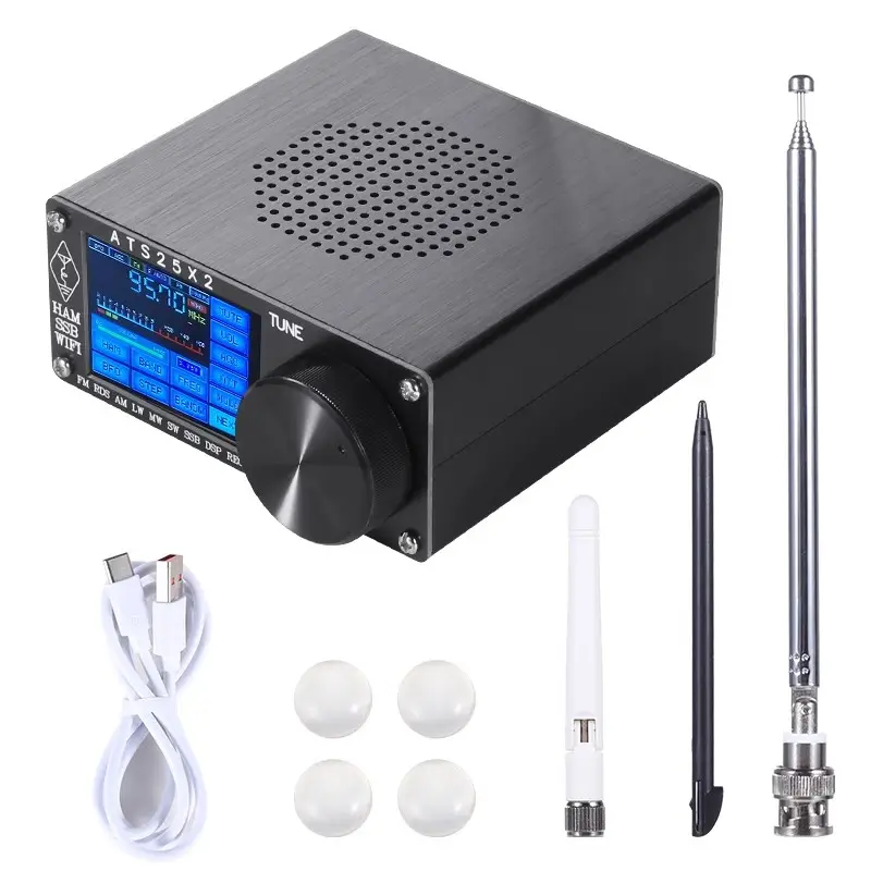 All-band radio receiver ATS25X2 touch screen Si4732 Aeronautical short-wave receiver