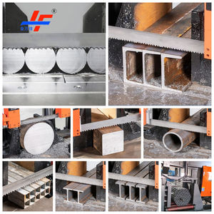 Автоматический ленточнопильный станок для резки металла: стальных прутков, труб, двутавровых балок. С ручной подачей и автоматической пиловкой. Ленточнопильный станок для металлов с сертификатом CE. - Product Image 6