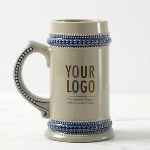 22 oz מותאם אישית קרמי בירה סטיין או זאזל בירה סטיין למכירה - Product Image 1