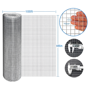 Malla de Alambre Galvanizado Soldado GELE 1x1 Pulgada para Jaulas de Aves, Conejos, Gallineros y Mascotas - Product Image 2
