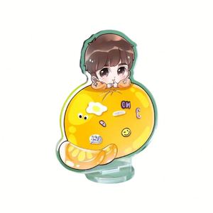 OEM Customized UV Printed Logo Laser Cut Clear Glitter Epoxy Holographic <b>Anime</b> Cartoon Acrylic Photo <b>Keychain</b> Phone Plastic - Product Image 3