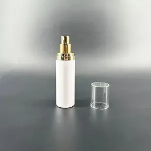 PETG garrafa com bomba e tampa 50ml 120ml 150ml toner e loção recipiente transparente cor Água reposição spray