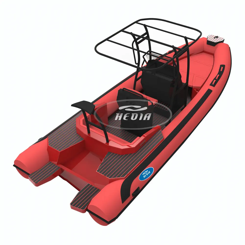 CE cina 22ft sport ad alta velocità SP650 portatile gommone barca da pesca 6mt alluminio scafo hypalon tubo