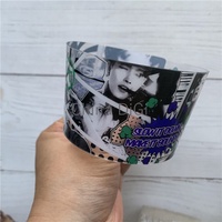 K-pop Marchandise Papier Artisanat Impression Réglable Personnalisé Brillant Feuille Cupsleeve pour L'événement