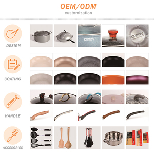 Nồi Phủ Gốm Bằng Đồng Nhôm Có Oxy Hóa Cứng - Product Image 2