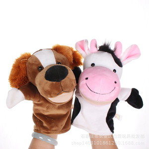 Juguete Educativo de Peluche al por Mayor, Lindos Leones, Elefantes, Dinosaurios <span class=keywords><strong>y</strong></span> Monos, Marioneta para Bebés, Juguete de <span class=keywords><strong>Teatro</strong></span>, Regalo para Bebés, Marioneta de Dedo - Product Image 4