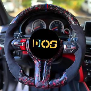 Para BMW M6 F46 F45 M5 F10 X5 F15 X6 F16 F30 G16 G20 G30 G70 G87 M3 G80 G81 G82 G83 <span class=keywords><strong>Challenger</strong></span> Rojo de Fibra de Carbono Forjada y Cuero - Product Image 1